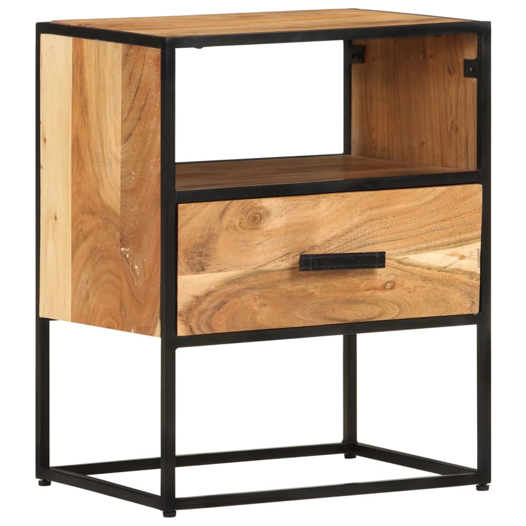 vidaXL Nachttisch 40x30x50 cm Massivholz Akazie