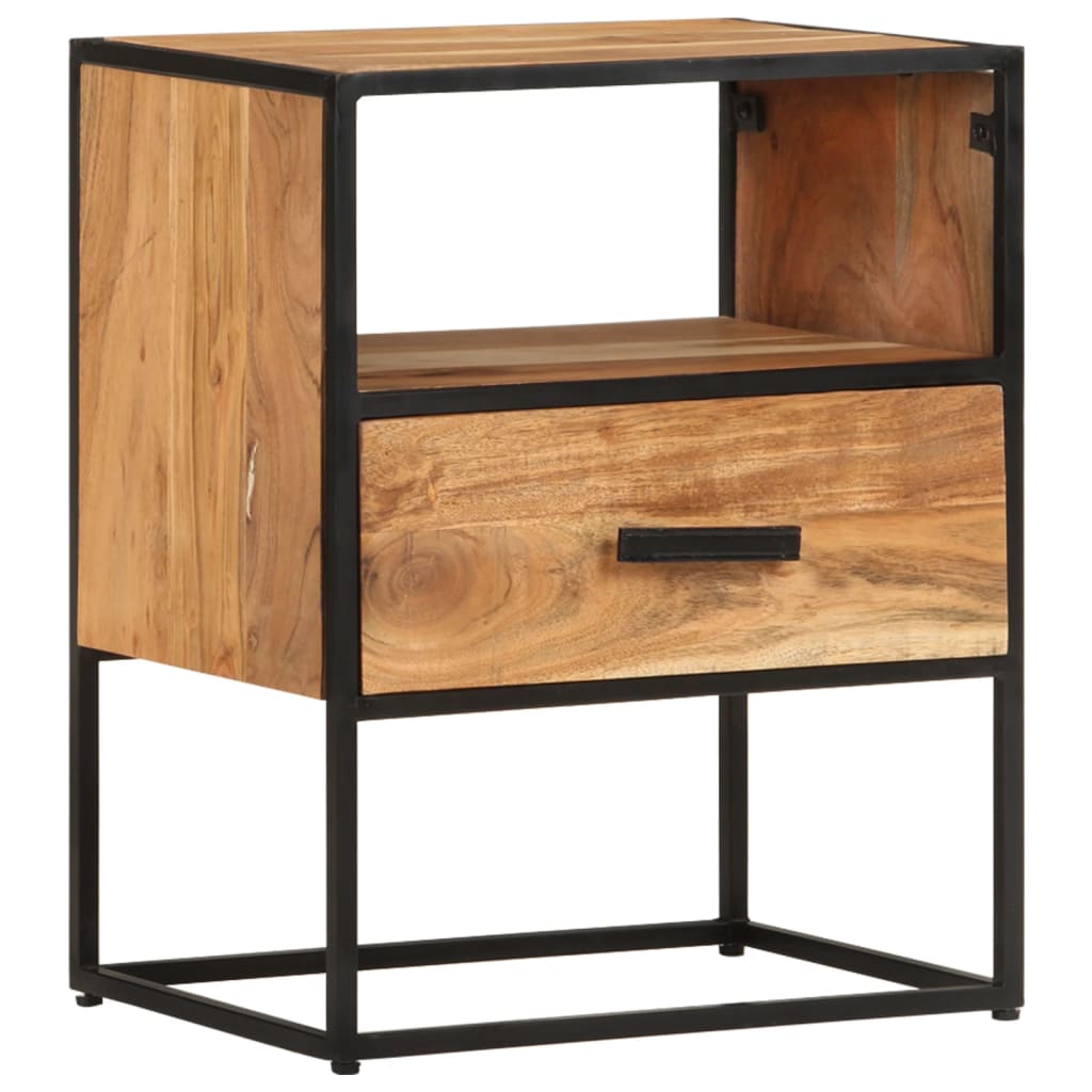 vidaXL Nachttisch 40x30x50 cm Massivholz Akazie