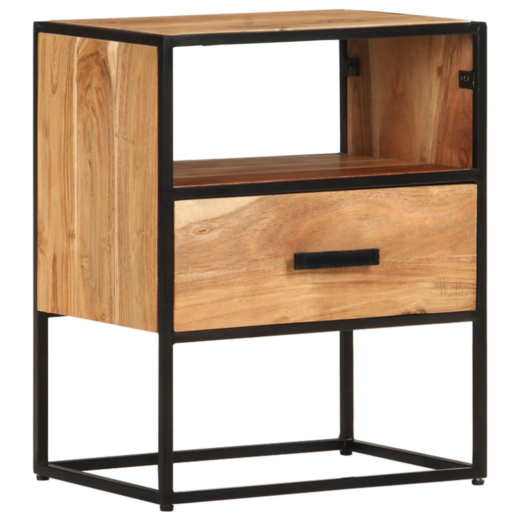 vidaXL Nachttisch 40x30x50 cm Massivholz Akazie