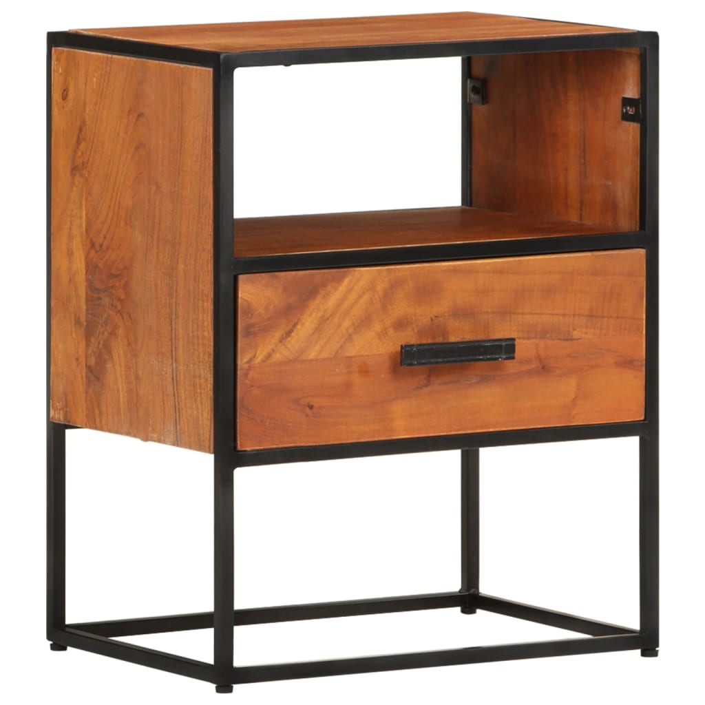vidaXL Table de chevet 40x30x50 cm en bois d'acacia massif