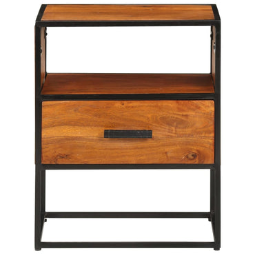 vidaXL Nachttisch 40x30x50 cm Massivholz Akazie