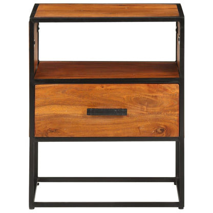 vidaXL Table de chevet 40x30x50 cm en bois d'acacia massif