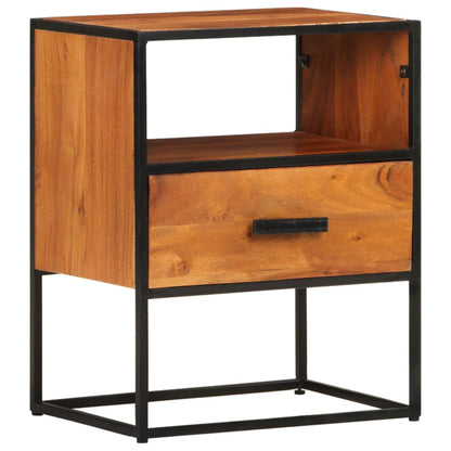 vidaXL Table de chevet 40x30x50 cm en bois d'acacia massif