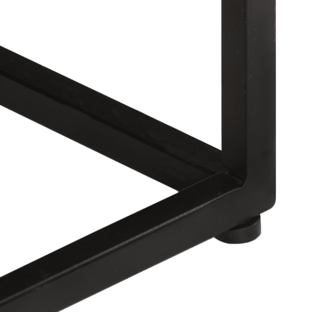 vidaXL Meuble TV 110x30x45 cm Bois de manguier brut
