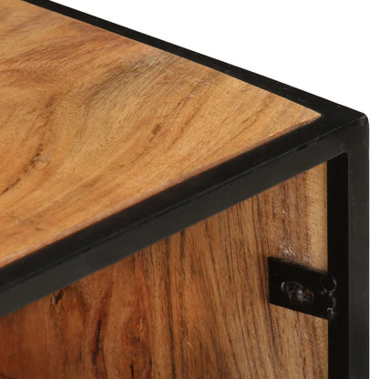 vidaXL Meuble TV 110x30x45 cm Bois d'acacia massif