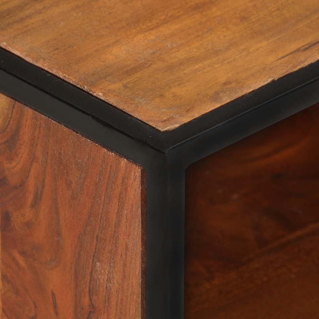 vidaXL TV-Schrank 110x30x45 cm Massivholz Akazie