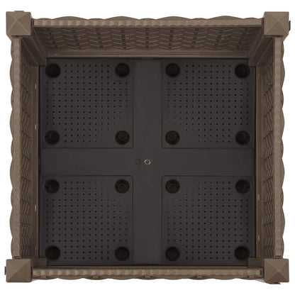 vidaXL Hochbeet 40x40x23 cm Polypropylen