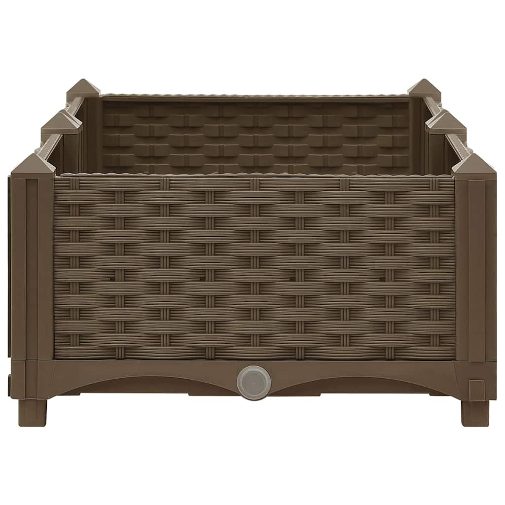vidaXL Hochbeet 80x40x23 cm Polypropylen