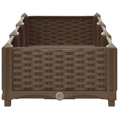 vidaXL Hochbeet 120x40x23 cm Polypropylen