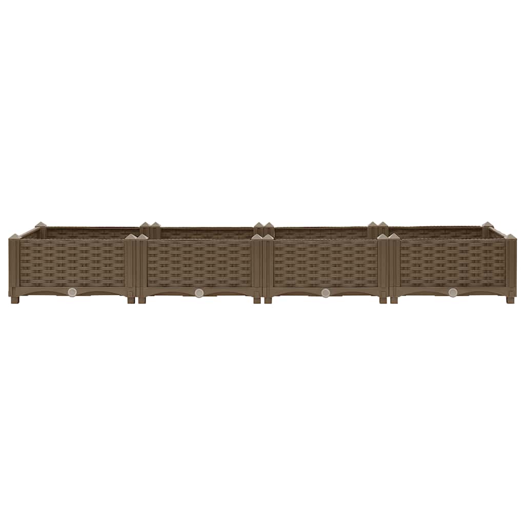 vidaXL Hochbeet 160x40x23 cm Polypropylen