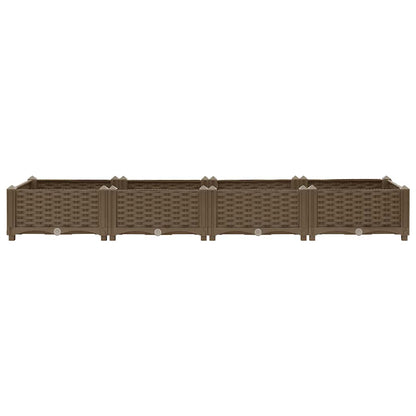 vidaXL Hochbeet 160x40x23 cm Polypropylen