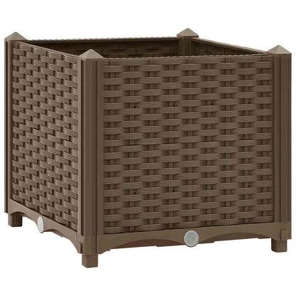 vidaXL Hochbeet 40x40x38 cm Polypropylen