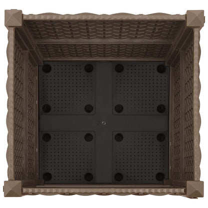 vidaXL Hochbeet 40x40x38 cm Polypropylen