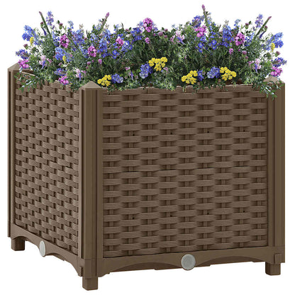 vidaXL Hochbeet 40x40x38 cm Polypropylen