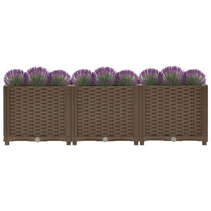 vidaXL Hochbeet 120 x 40 x 38 cm Polypropylen