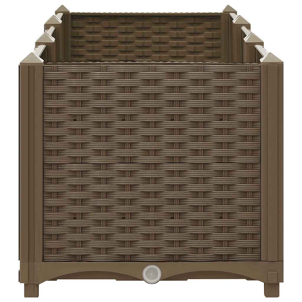 vidaXL Hochbeet 120 x 40 x 38 cm Polypropylen