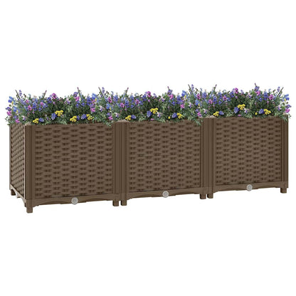 vidaXL Hochbeet 120 x 40 x 38 cm Polypropylen