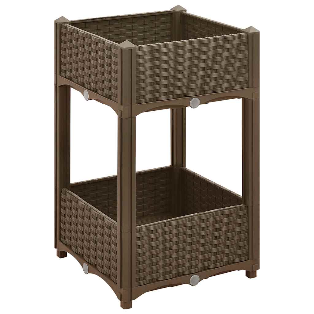 vidaXL Hochbeet 40x40x71 cm Polypropylen