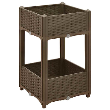 vidaXL Hochbeet 40x40x71 cm Polypropylen