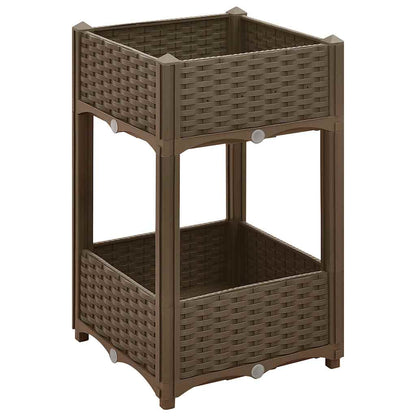 vidaXL Hochbeet 40x40x71 cm Polypropylen