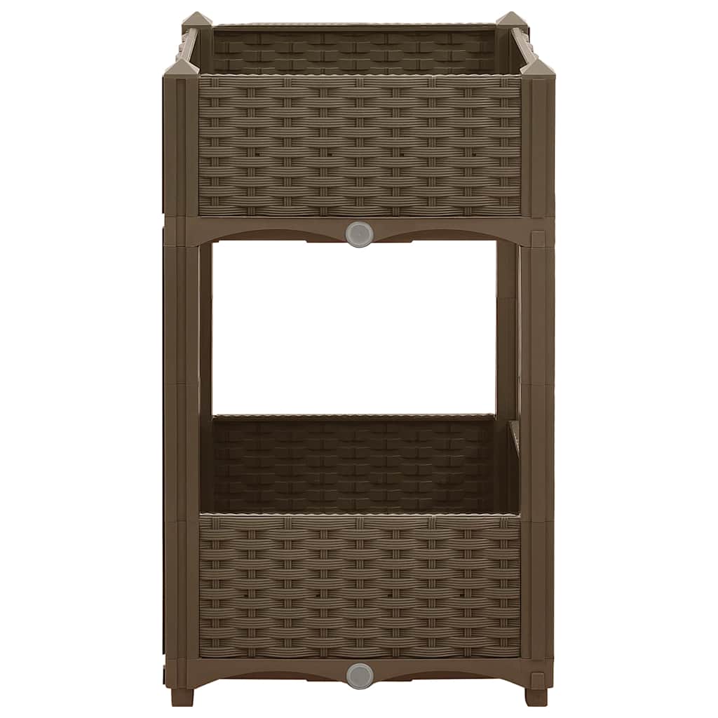 vidaXL Hochbeet 40x40x71 cm Polypropylen