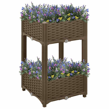 vidaXL Hochbeet 40x40x71 cm Polypropylen