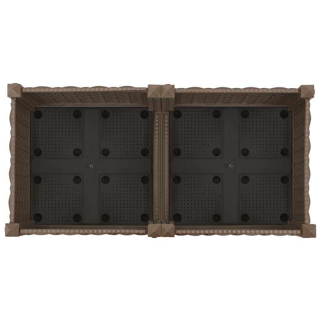vidaXL Hochbeet 80x40x71 cm Polypropylen