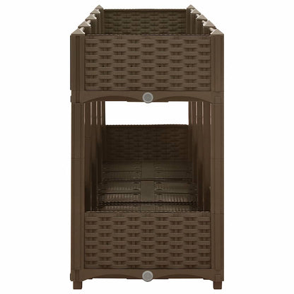vidaXL Hochbeet 160x40x71 cm Polypropylen