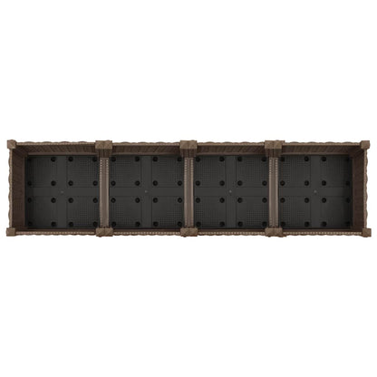 vidaXL Hochbeet 160x40x71 cm Polypropylen