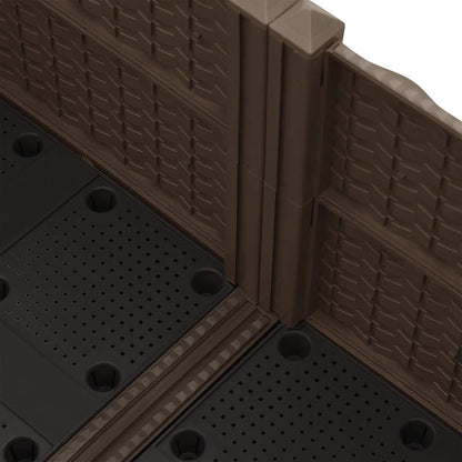 vidaXL Hochbeet 80x80x23 cm Polypropylen