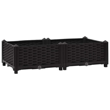 vidaXL Hochbeet 80x40x23 cm Polypropylen