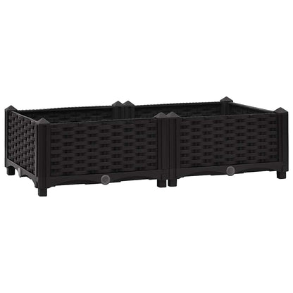 vidaXL Hochbeet 80x40x23 cm Polypropylen