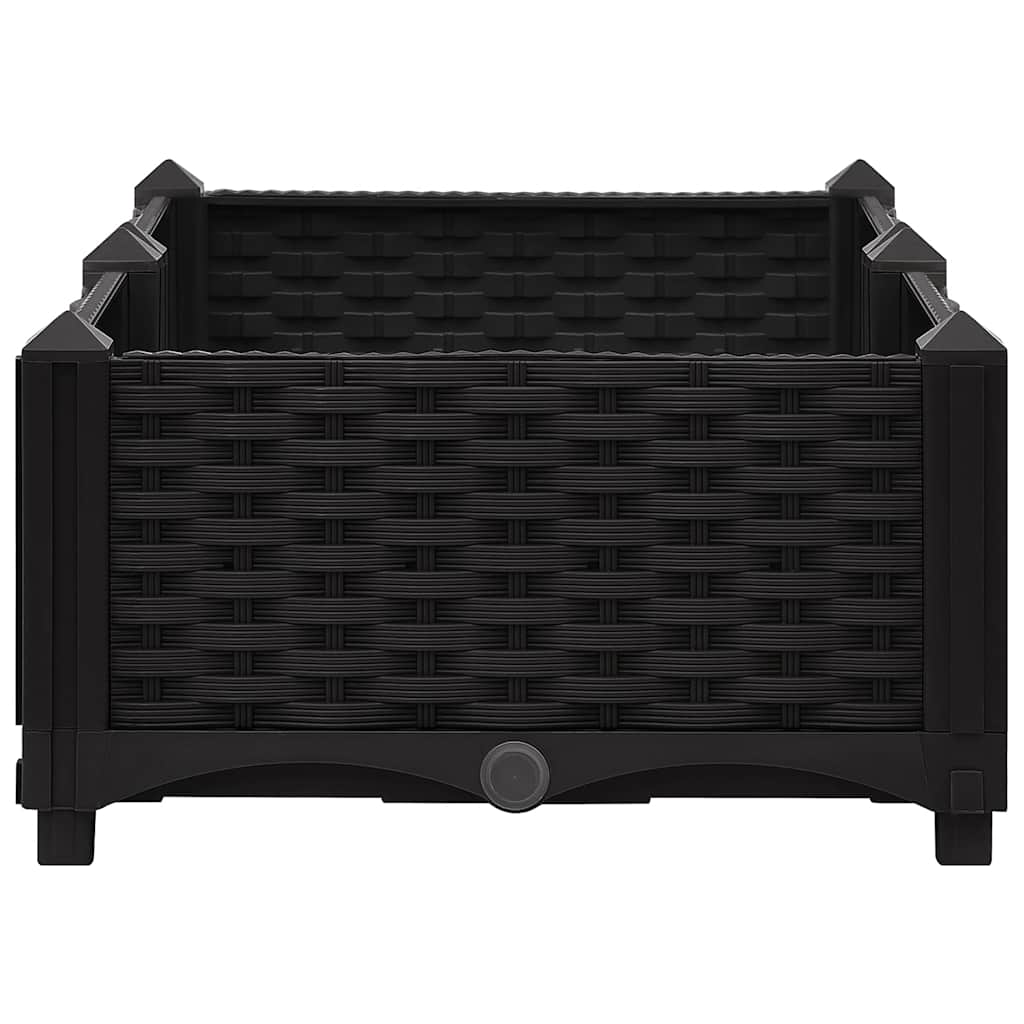 vidaXL Hochbeet 80x40x23 cm Polypropylen