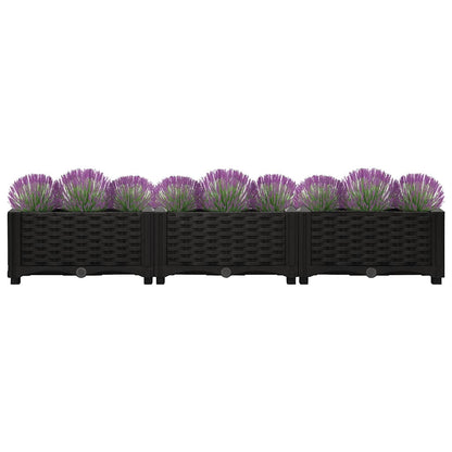 vidaXL Hochbeet 120x40x23 cm Polypropylen
