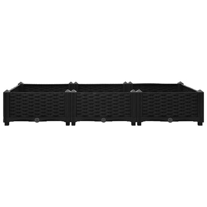 vidaXL Hochbeet 120x40x23 cm Polypropylen