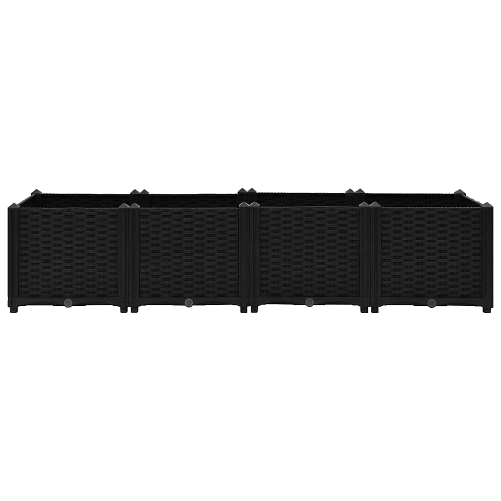 vidaXL Hochbeet 160x40x38 cm Polypropylen