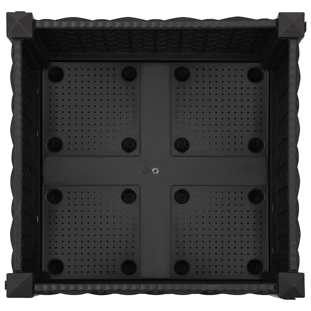 vidaXL Hochbeet 40x40x71 cm Polypropylen
