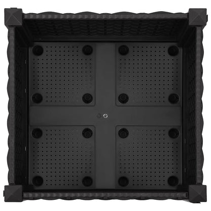 vidaXL Hochbeet 40x40x71 cm Polypropylen