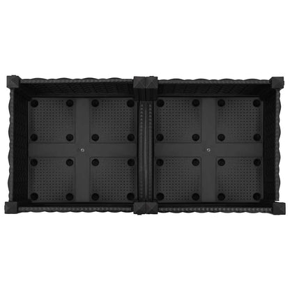 vidaXL Hochbeet 80x40x71 cm Polypropylen