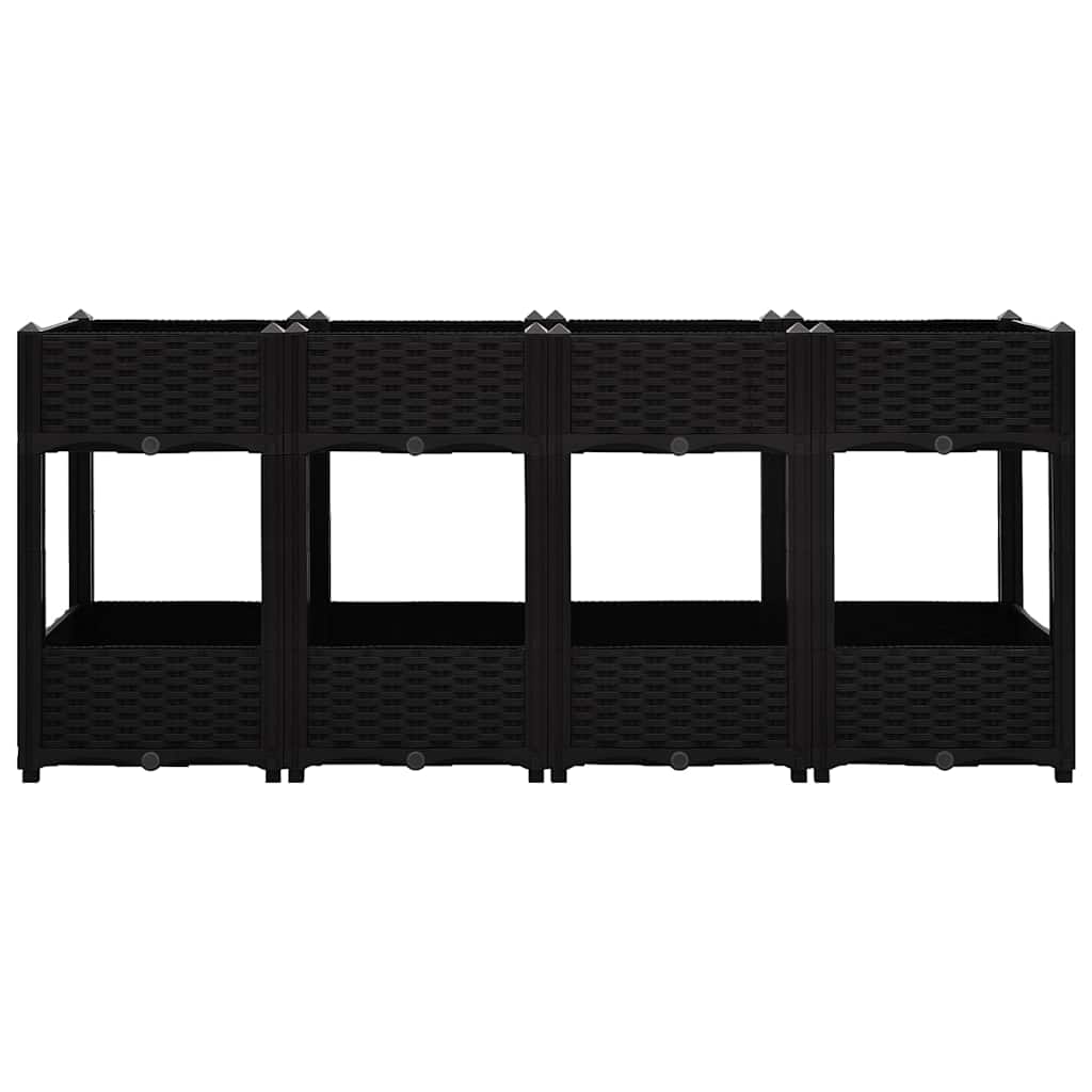 vidaXL Hochbeet 160x40x71 cm Polypropylen
