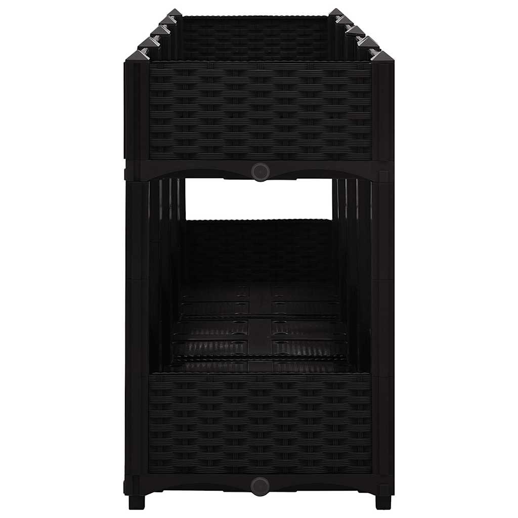vidaXL Hochbeet 160x40x71 cm Polypropylen