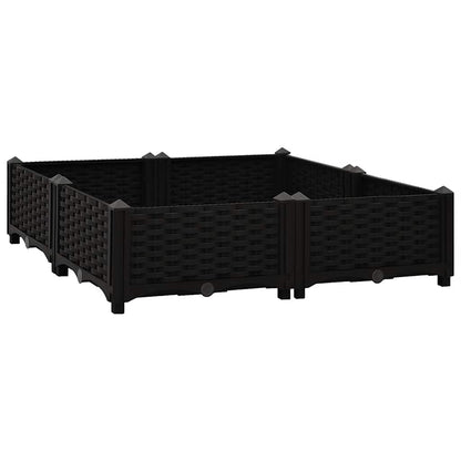 vidaXL Hochbeet 80x80x23 cm Polypropylen