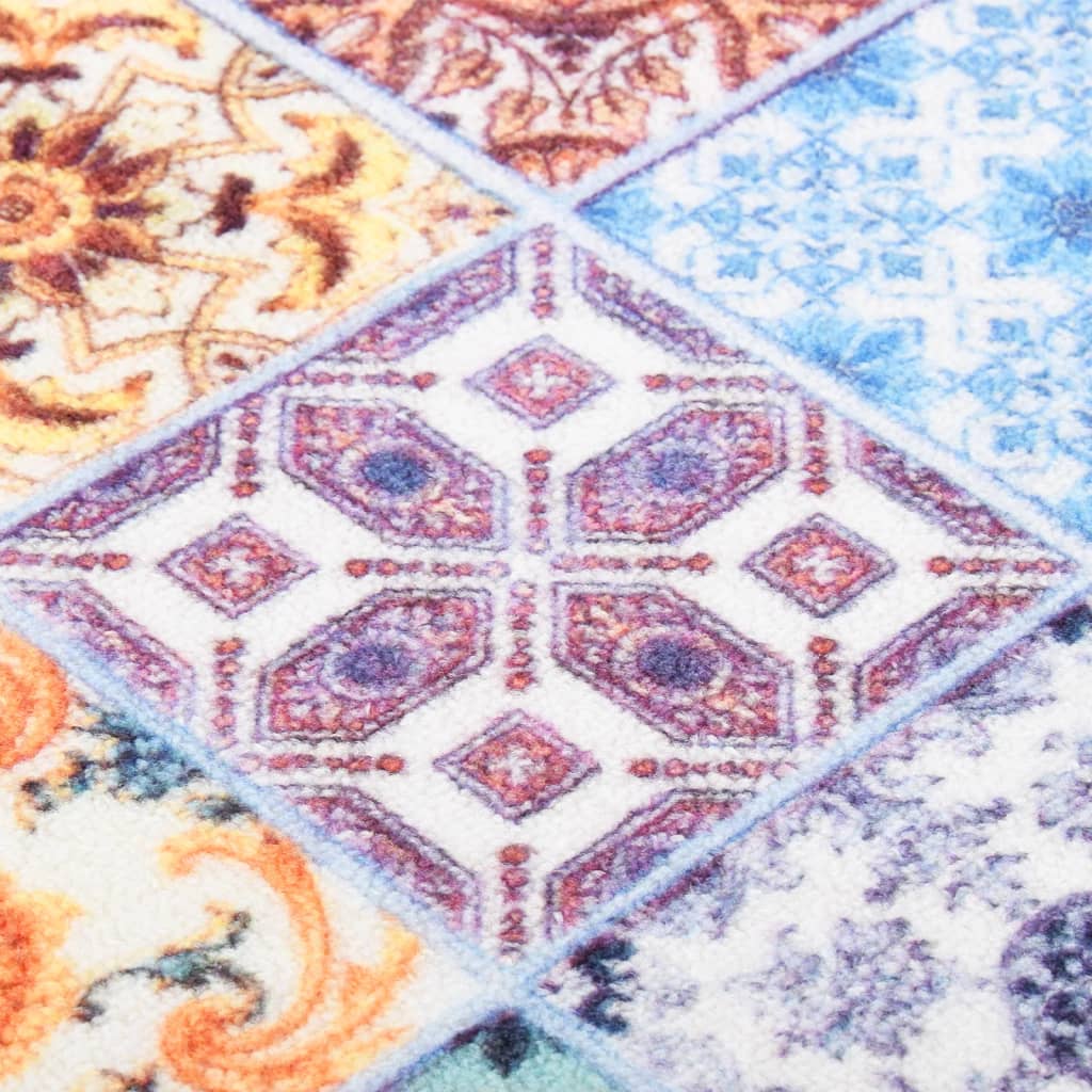 vidaXL Teppichläufer Mosaik 80x350 cm