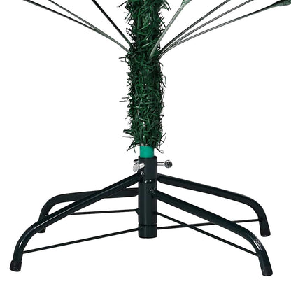 vidaXL Sapin de Noël artificiel avec lumières et boules vert 240 cm
