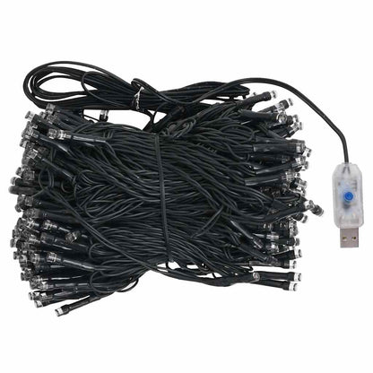 vidaXL Sapin de Noël artificiel avec lumières et boules Blanc 150 cm