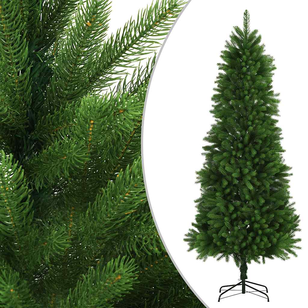 vidaXL Künstlicher Weihnachtsbaum mit Beleuchtung Kugeln 240 cm Grün