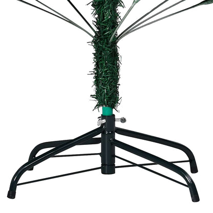 vidaXL Künstlicher Weihnachtsbaum mit Beleuchtung & Kugeln Grün 150 cm