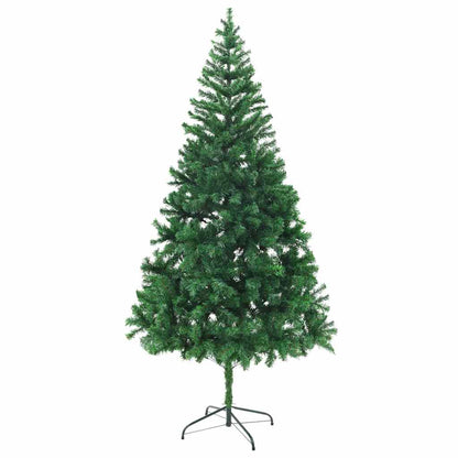 vidaXL Künstlicher Weihnachtsbaum Beleuchtung Kugeln 210cm 910 Zweige