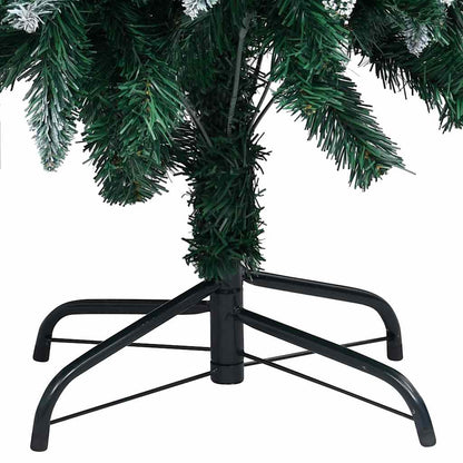 vidaXL Künstlicher Weihnachtsbaum mit LEDs Kugeln Zapfen 180 cm