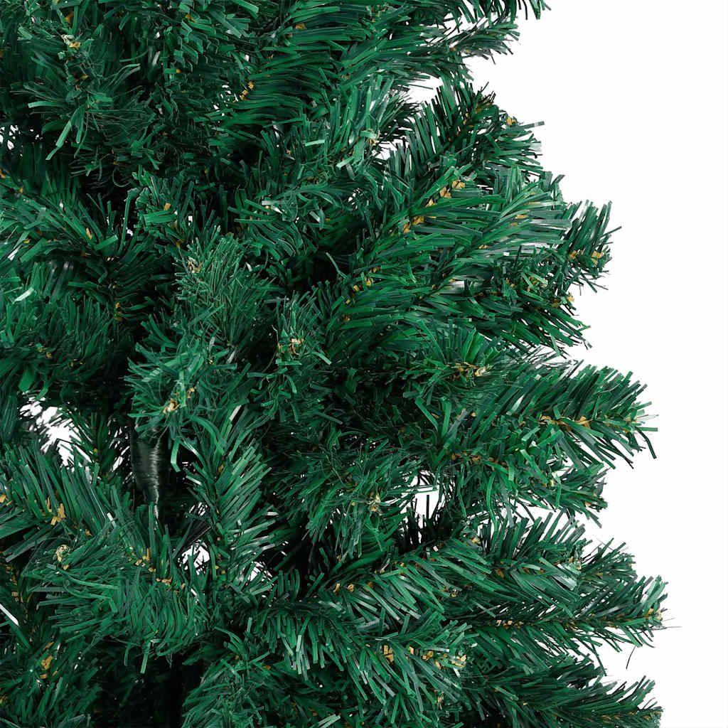 vidaXL Künstlicher Weihnachtsbaum mit Beleuchtung & Kugeln Grün 150 cm
